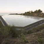 Summerland CA reservoir cover