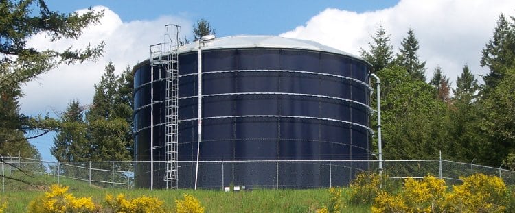 Water Storage Tank Size Chart