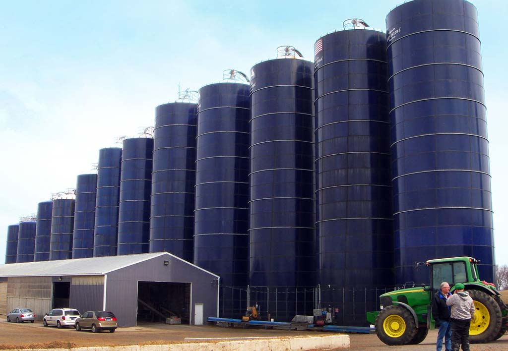 Harvestore Silo Capacity Chart