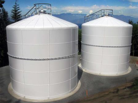 TecTank Epoxy Coated Liquid Storage Tanks Manufacturer, Cone Roof Tanks