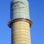 Elevated tank - Earnhart-Hill