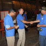 CST Team members shaking hands
