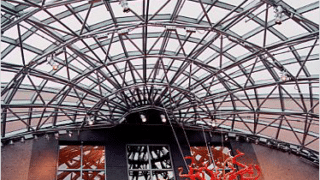inside truss dome