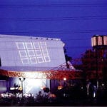 Night image of stage