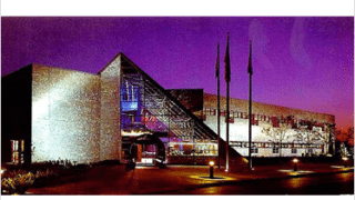 Building Lit up at Night