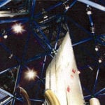 night view of dome inside