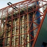 close up of storage facility