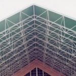 close up of cover on building entrance
