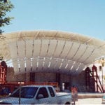 concert canopy construction
