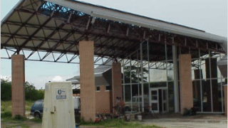 building with walkway cover