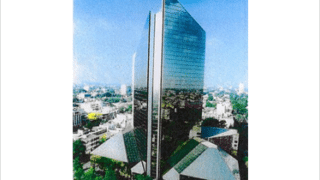 large glass faced building