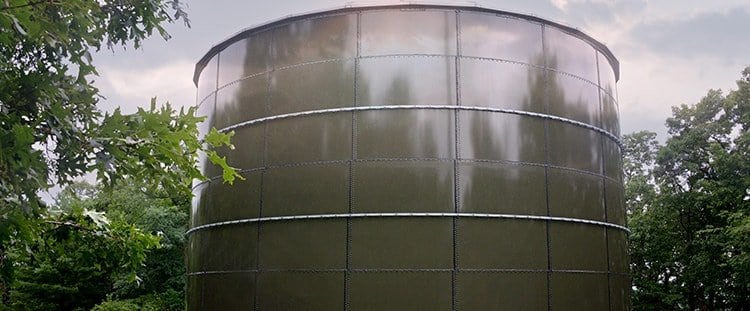 1000 M3 Glass Lined Water Storage Tanks For Drinking Water Storage