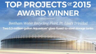 Waster and Water Digest 2015 Winner
