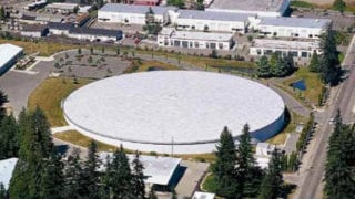 Arial View of Water Reservoir Cover