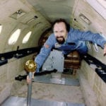 Man in Zero G Environment