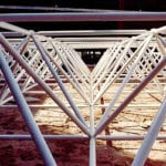 close up of trusses