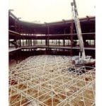 trusses under construction