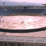 view of stadium from afar