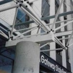 close up if trusses on building