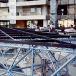 Close up of trusses