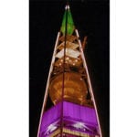 tall building lit up