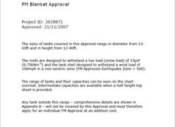 Blanket Approval Document Image