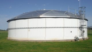 Aquastore glass-fused-to-steel tank