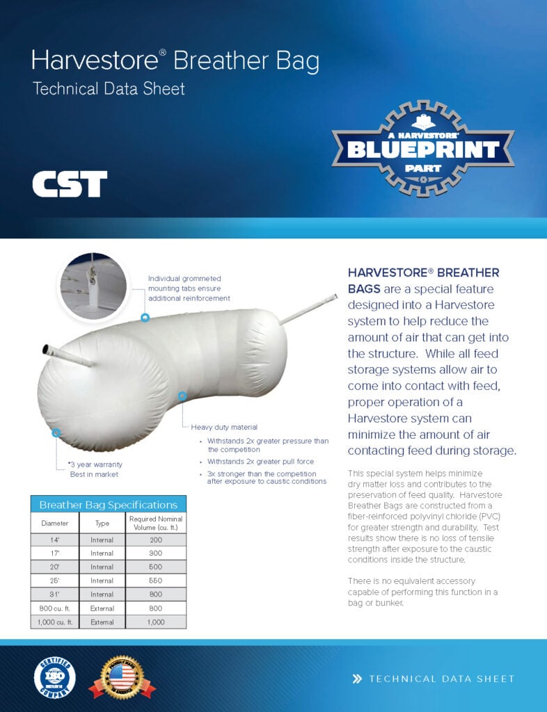 Breather Bag Data Sheet